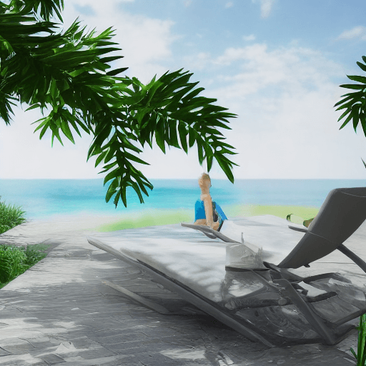 AI generated: Photo of a ultra realistic relaxing enviroment 