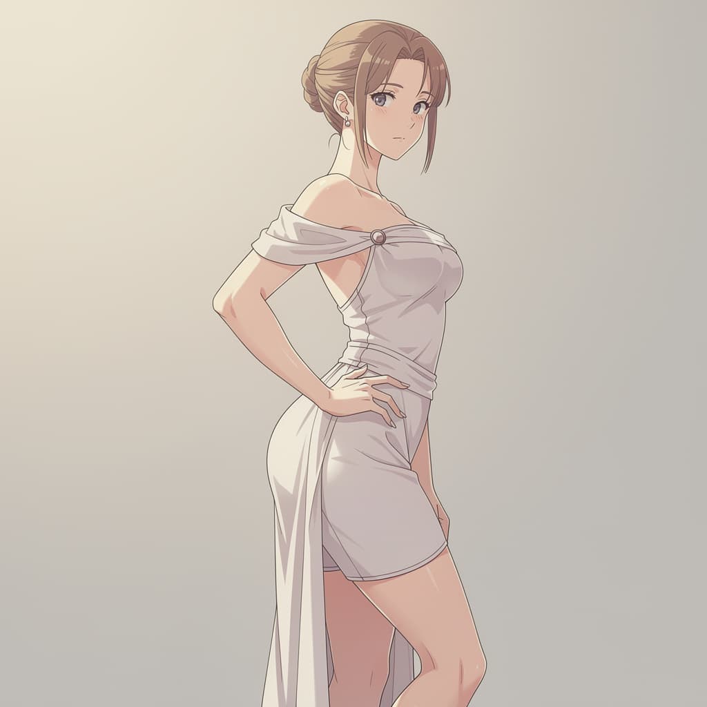 AI generated: Naked anime girl 
