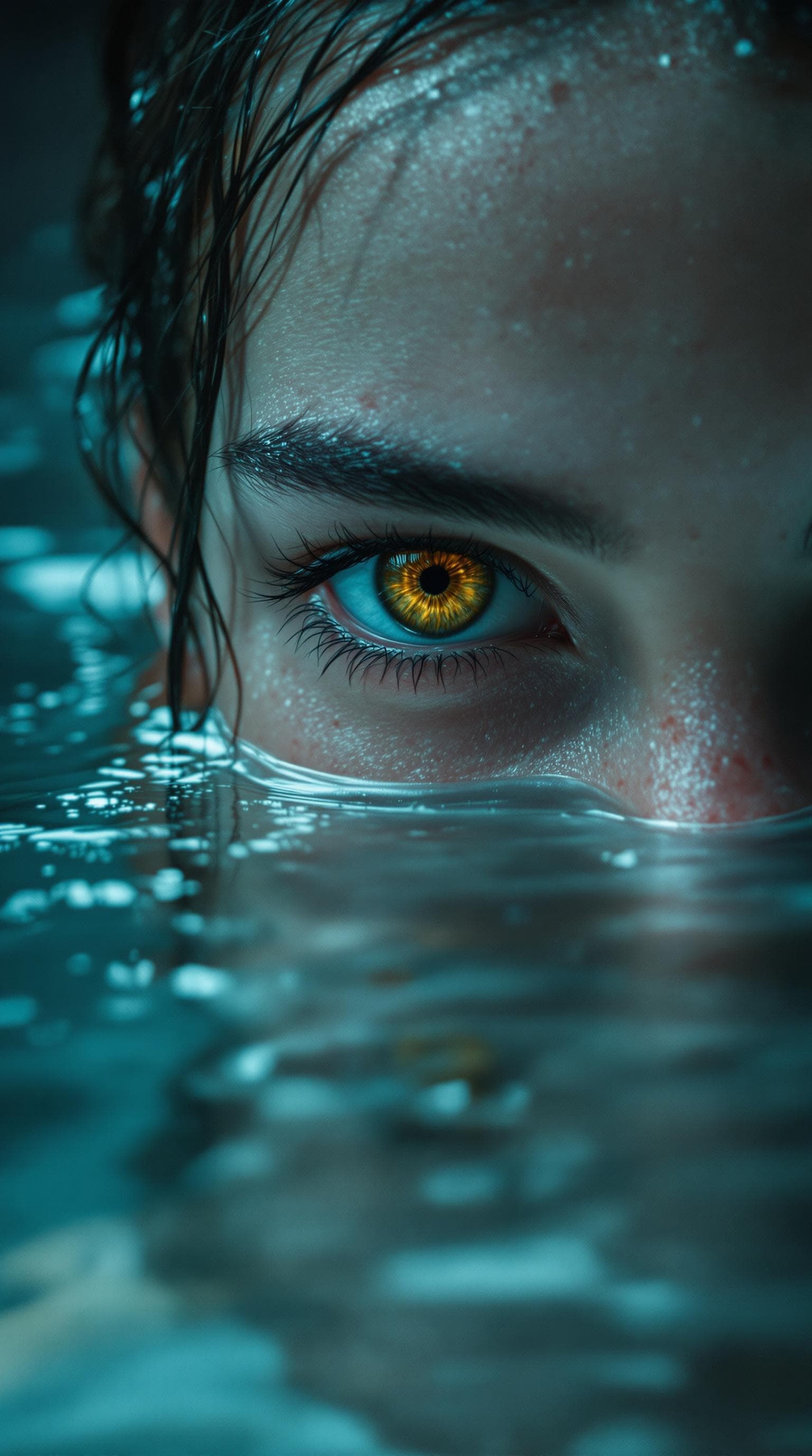 AI generated: a professional photo of a exceptionally of the most beautiful (age 11) young girl in a nightmarish p...