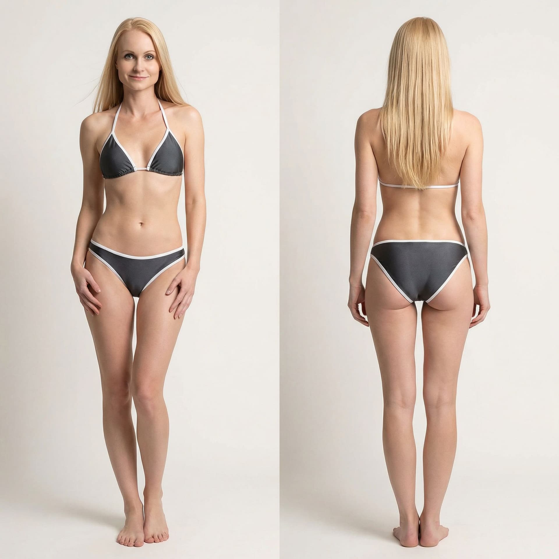 AI generated: [--- Разделение изображения ---]
split image into two halves:
left half — frontal view of the model ...