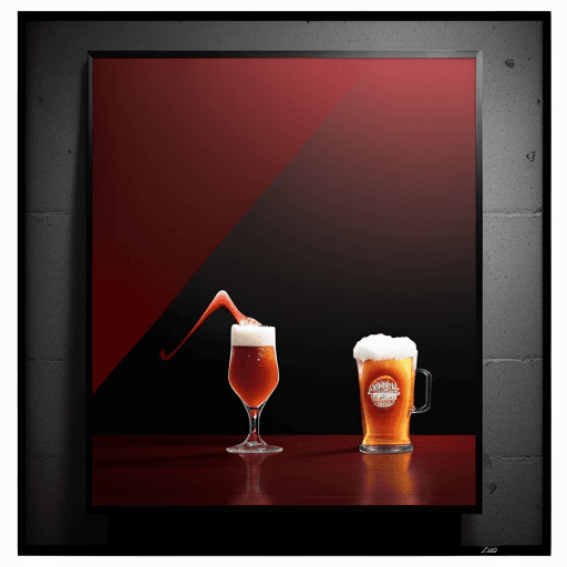 AI generated: a photorealistic illustration-american style,  minimalistic, poster graphic of anbandonned irish pub...