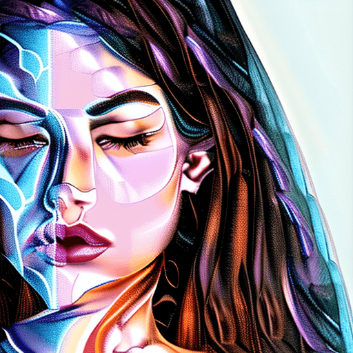 AI generated: High resolution digital art Realistic, digital illustration,8k, portrait, In twilight, deep dark hai...