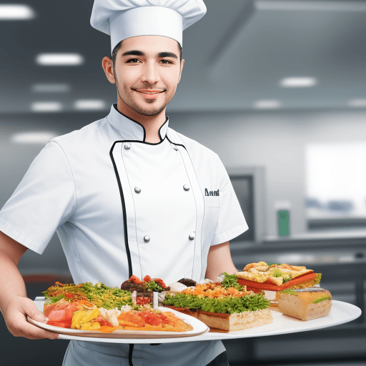 AI generated: catering, chef, hospital
