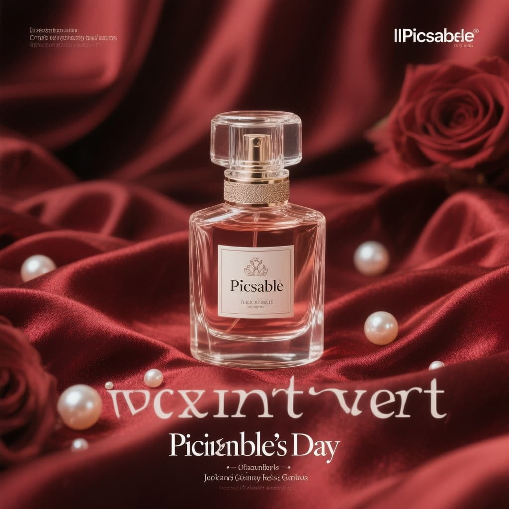 AI generated: Ultra-luxury cinematic commercial product photography created for a Valentine’s Day campaign by Pics...