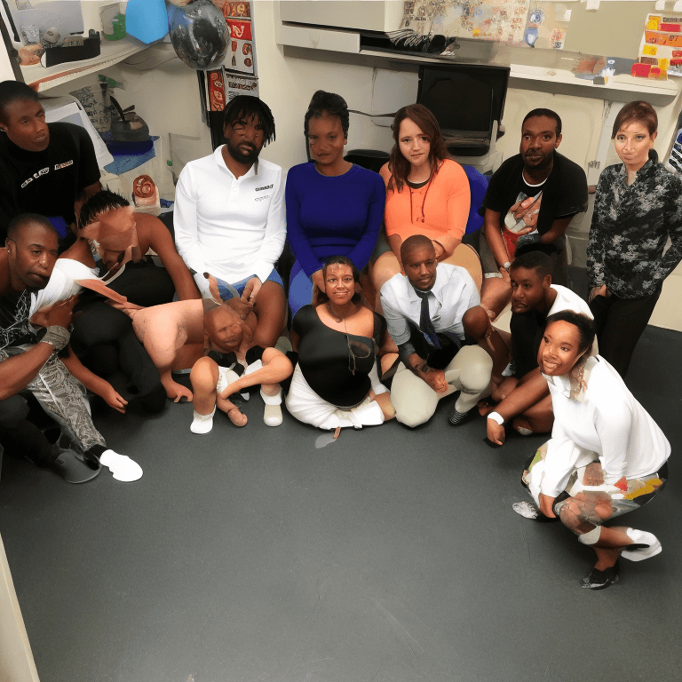 AI generated: English Female teacher ganbang by black dicks , pregnant, fucking her mouth, pussy and ass , too muc...
