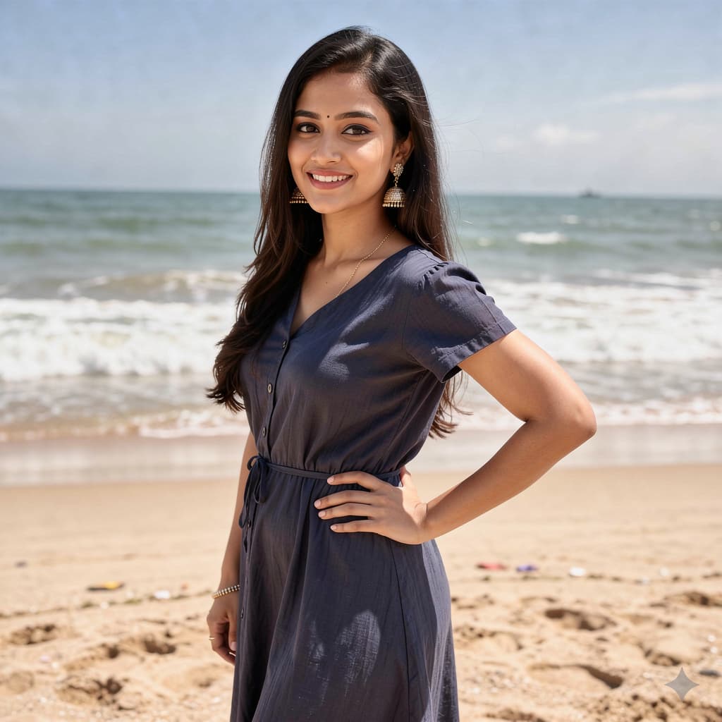 AI generated: A woman remove saree and keep bikini 