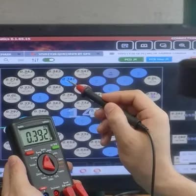 AI generated video: Make a full video 
Researc all voltage which is given in photo with multimeter 