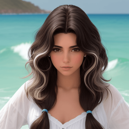 AI generated: Rizado del cabello en el mar