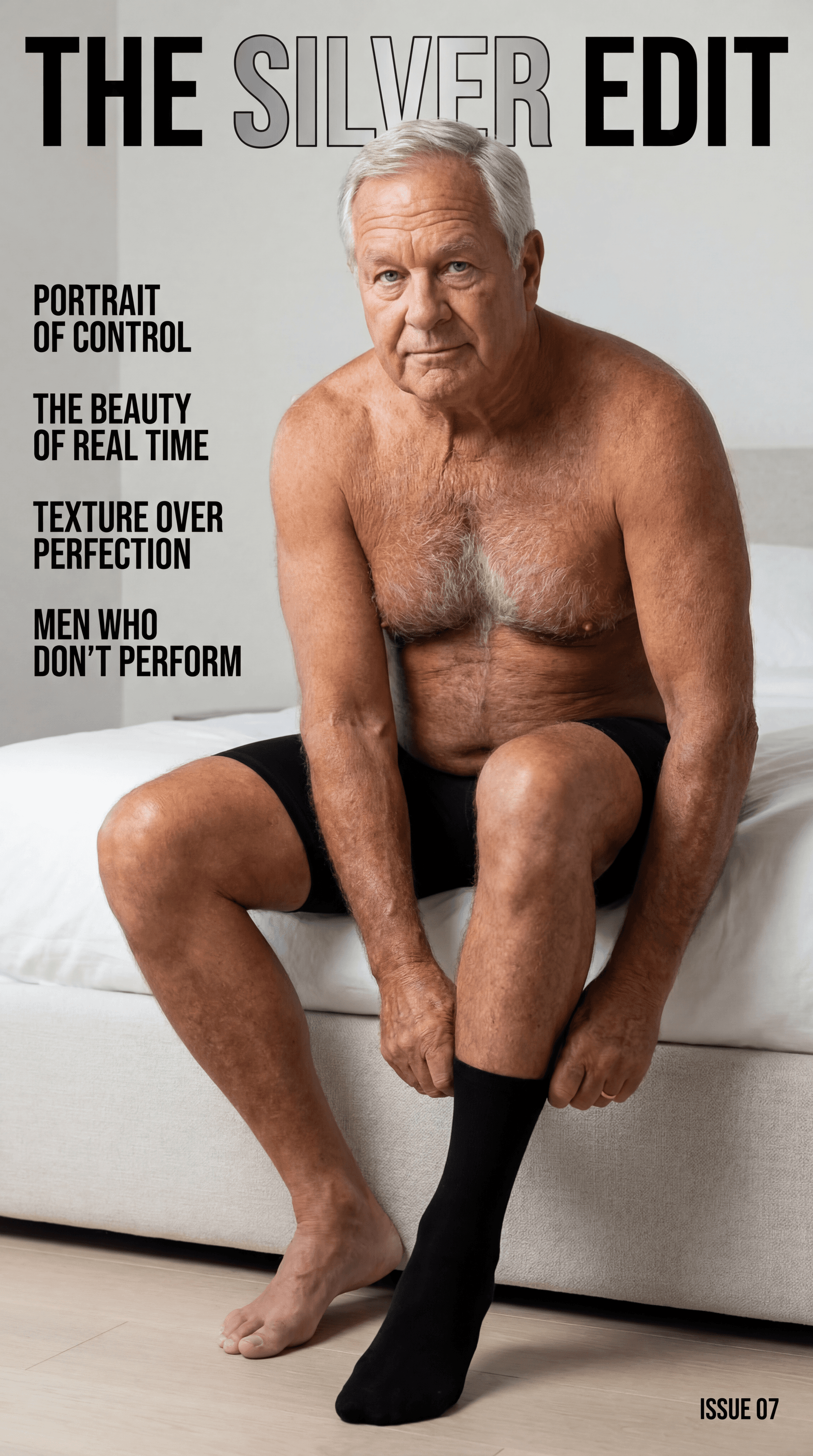 AI generated: FASHION MAGAZINE COVER. NOT CGI. NOT LIFESTYLE.
Ultra-realistic high-end editorial photography with ...