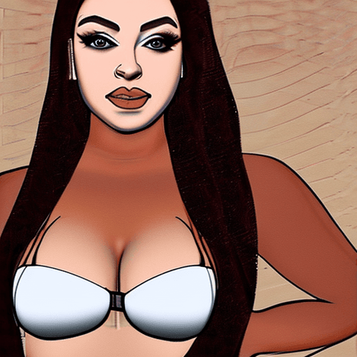 AI generated: Danielle Bregoli, huge tits, huge ass, nude, realistic style, big nipples, having sex, bbc.