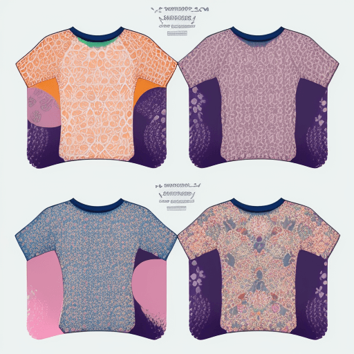 AI generated: T-shirt vector, Scandinavian Textile Patterns, floral, geometric, vibrant shapes, pastel color style...