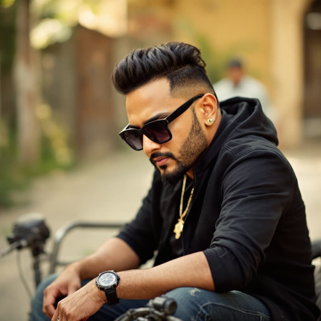 AI generated: Yo Yo Honey Singh music artist photography