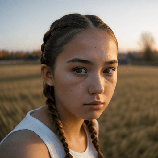 AI generated: (dynamic pose:1.2), (dynamic camera), (close-up, extremely detailed), emotional portrait of a 19 yea...