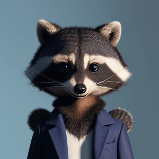 AI generated: anthropomorphic raccoon