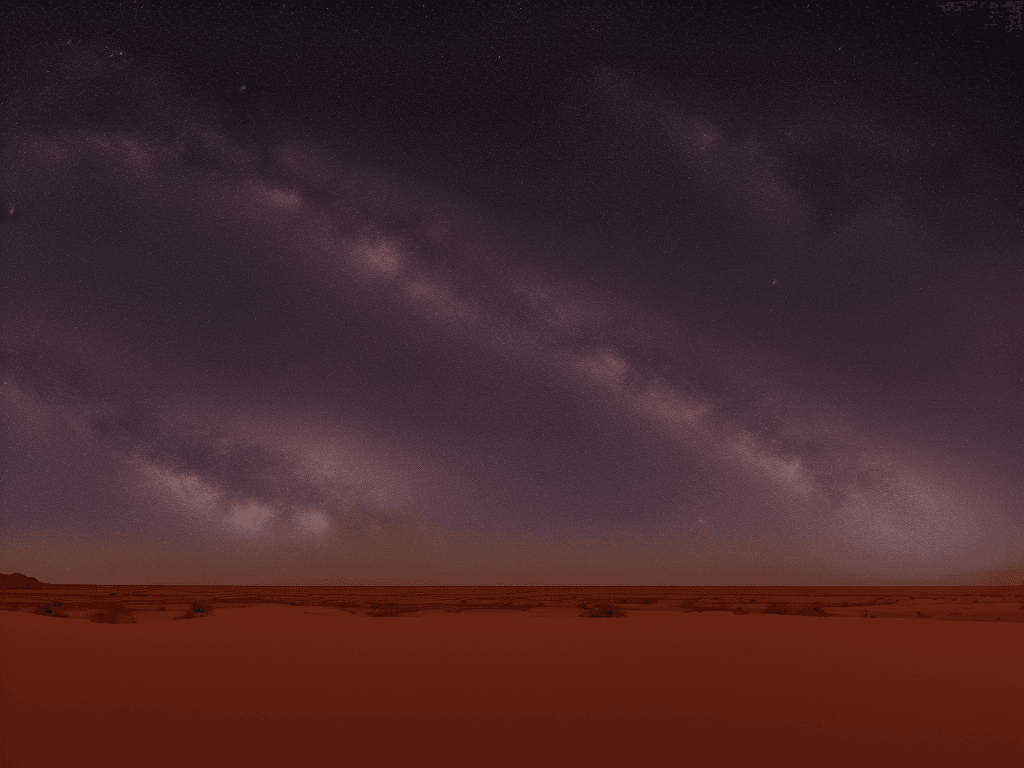 AI generated: Desert, star night sky, High resolution photography photorealistic, realistic light, wide angle, kin...