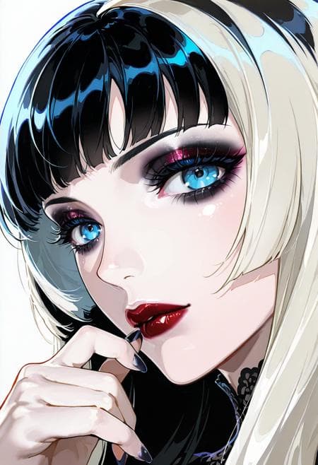 Romantic Goth Makeup - Image 1