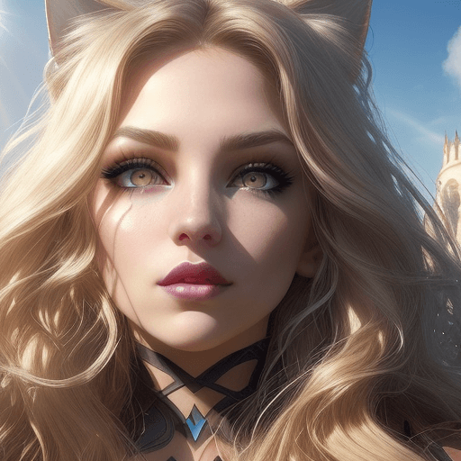 AI generated: a head shot of a truly amazingly breathtakingly beautiful (((fantasy attractive female))) lush lips,...