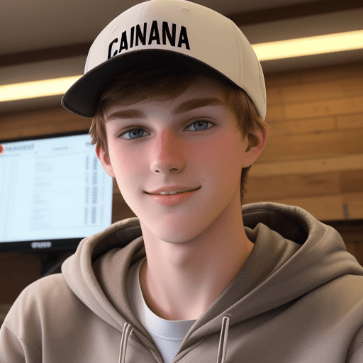 AI generated: White, 21 year old guy, wears a hat, about 6 feet tall, currently in University studying accounting....