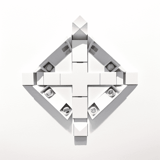 AI generated: delicate and delicate watercolor painting, 3-5 lego bricks separated laying down in the center on wh...