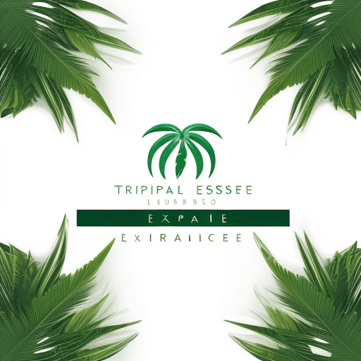 AI generated: logo design for a luxury high-end travel agency called "Tropical Escape" | whose profile is exotic a...