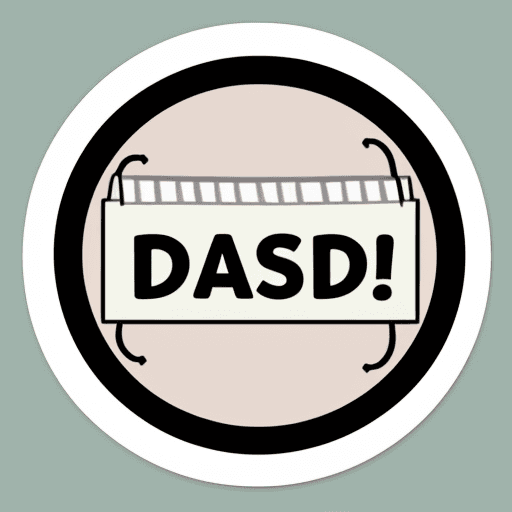 AI generated: A sticker, text "In Case of Emergency, Release the Dad Jokes"