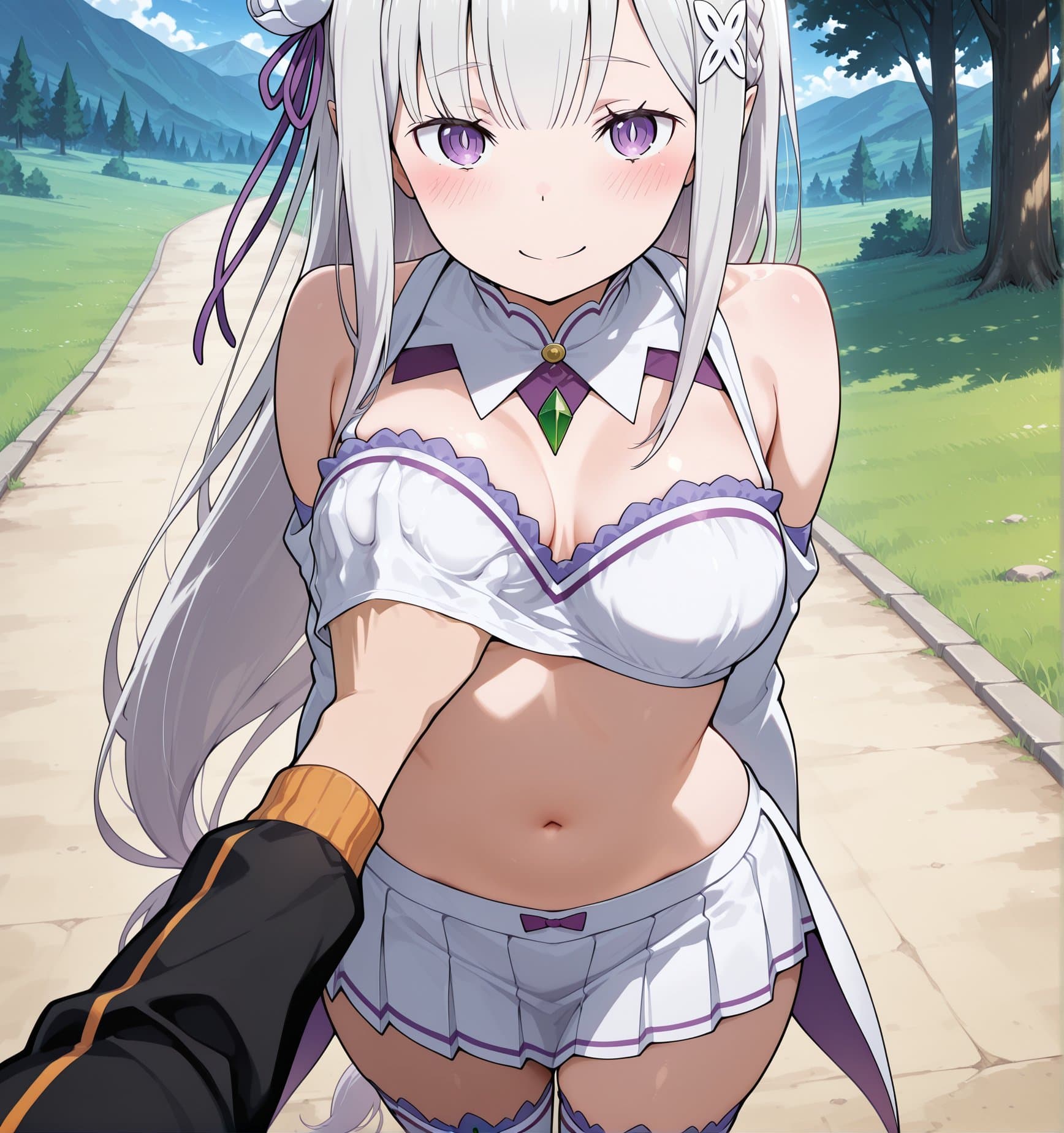 Breast Grab Under Clothes / 服の中で乳揉み - Image 3