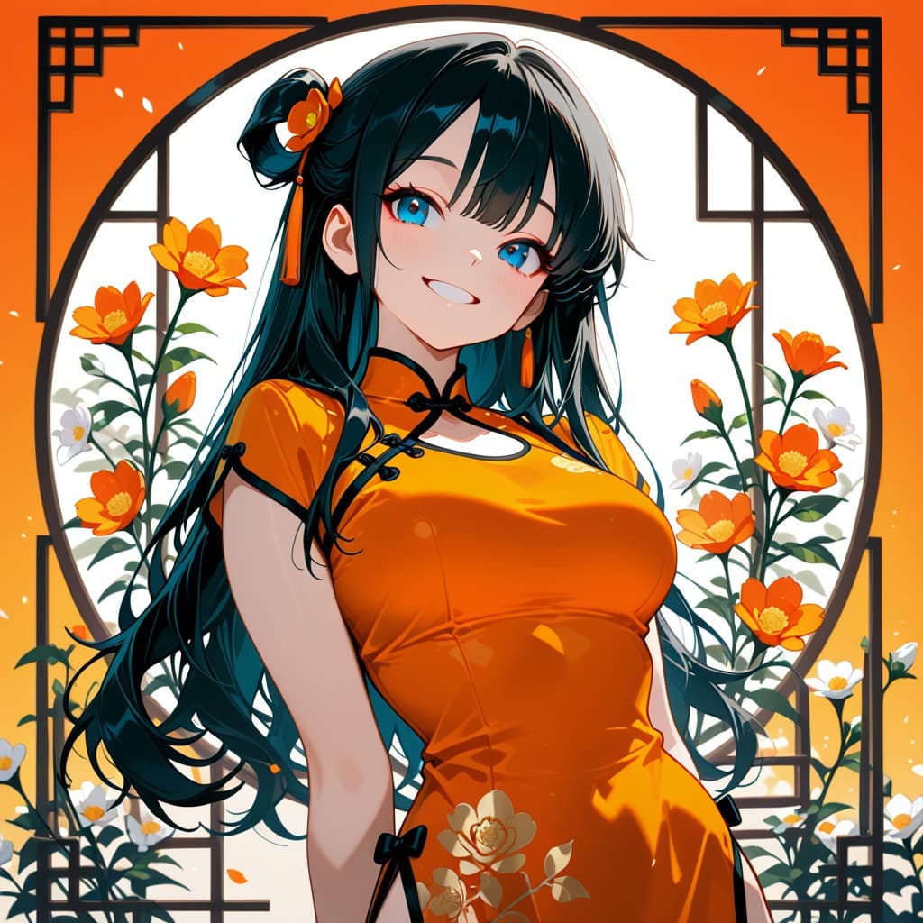 Anime Style Chinese Cheongsam Dress