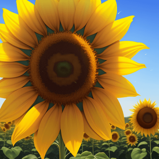 AI generated: sun flower