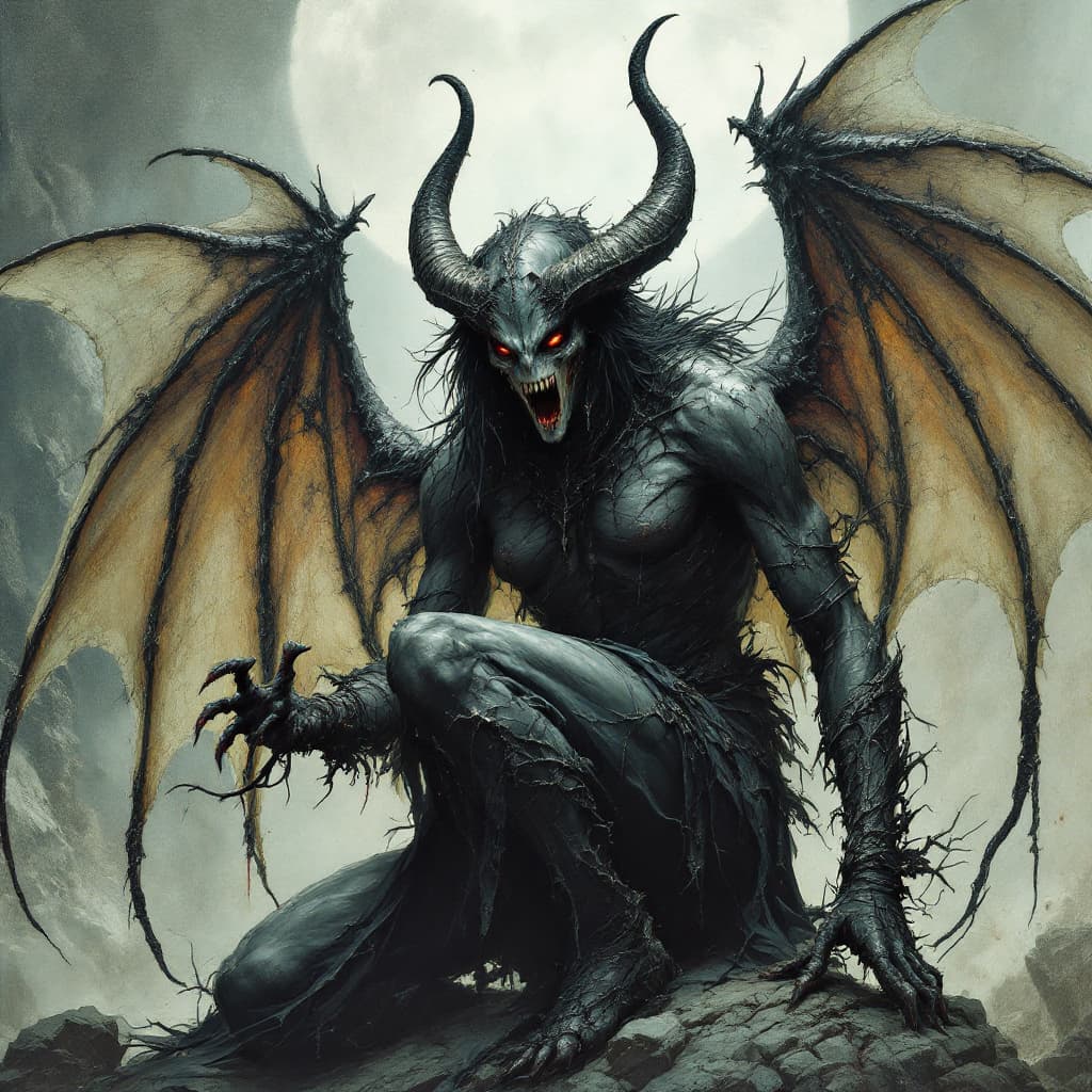 AI generated: succubus 
