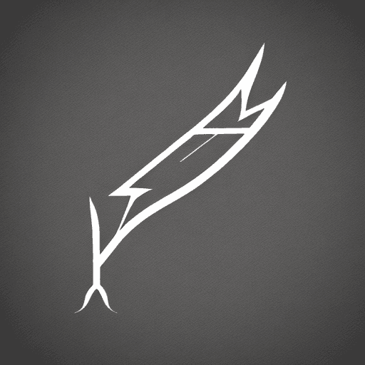 AI generated: vector graphic logo of rising arrow , simple minimal --no realistic photo details