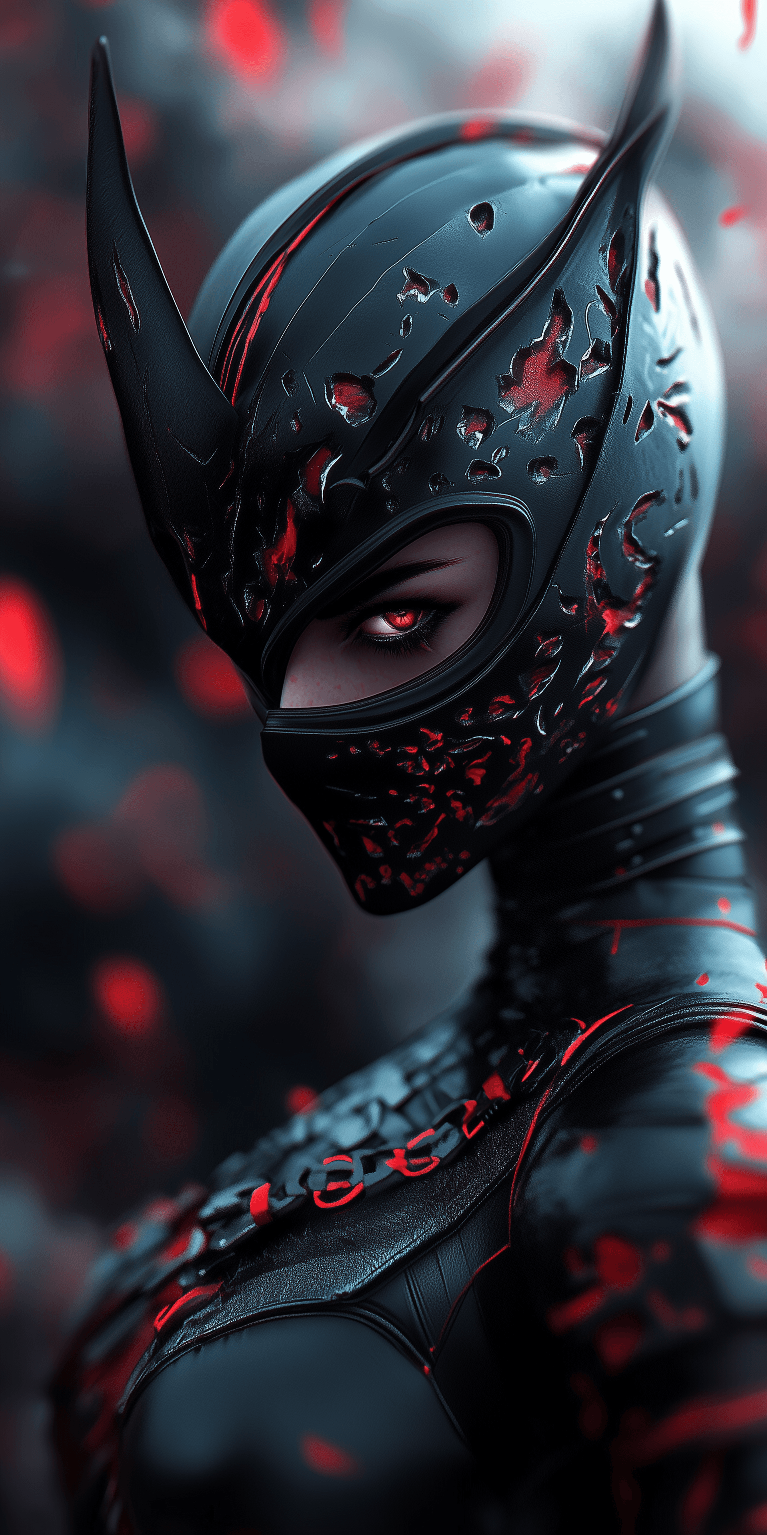 AI generated: Guardian of the Void --chaos 5 --ar 1:2 --style raw --stylize 600