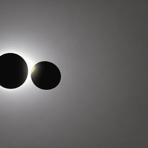 AI generated: 4K photo of a partial solar eclipse. Must be photo realistic, 3d rendering.