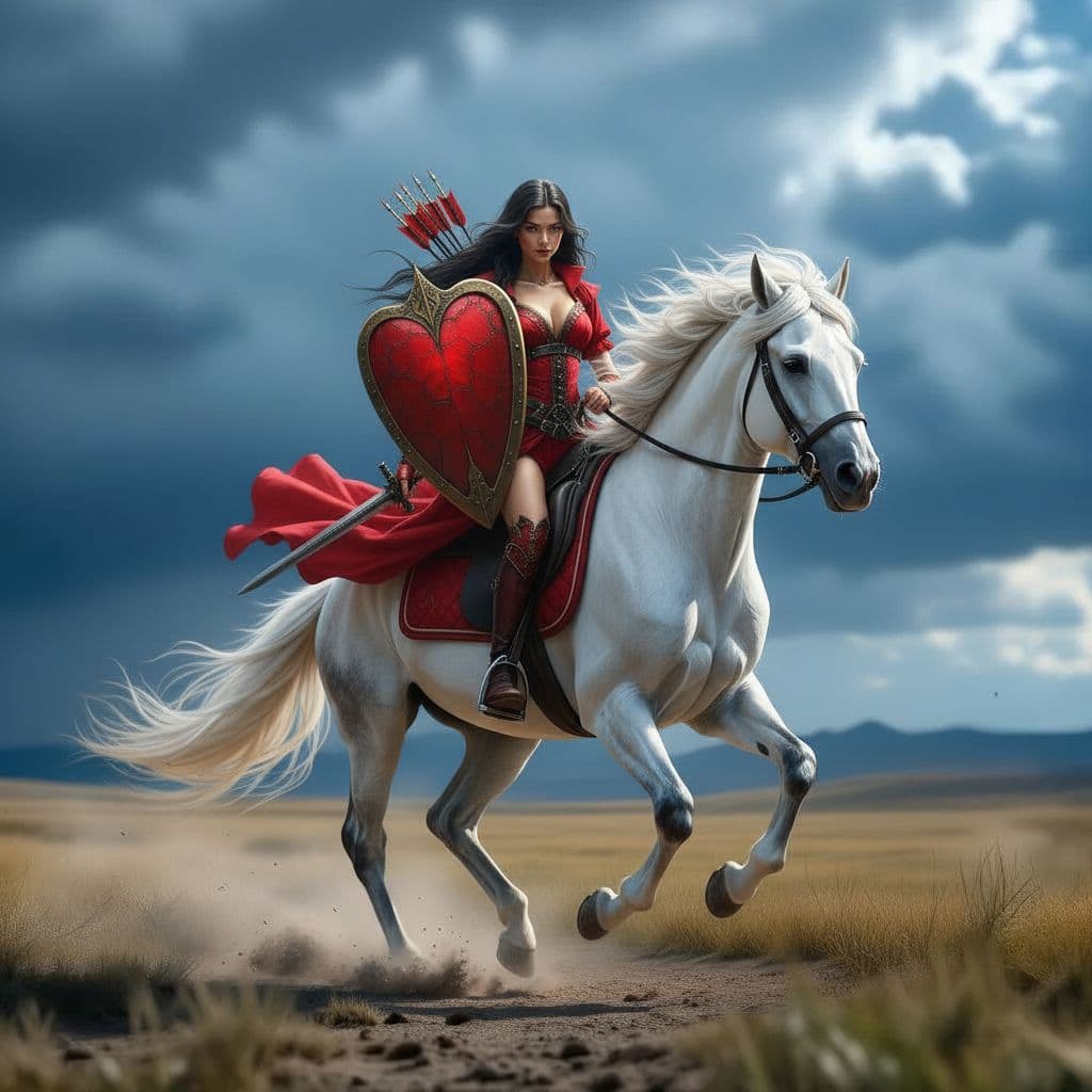 AI generated: Cavalière