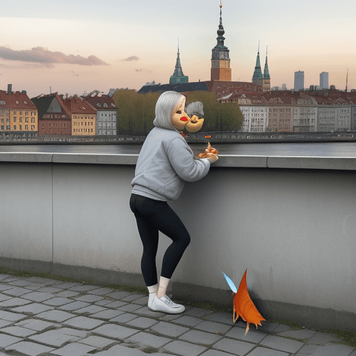 AI generated: crucian carps standing on the ground eating emoji style smiled shit stool from the  silver plate. Wa...