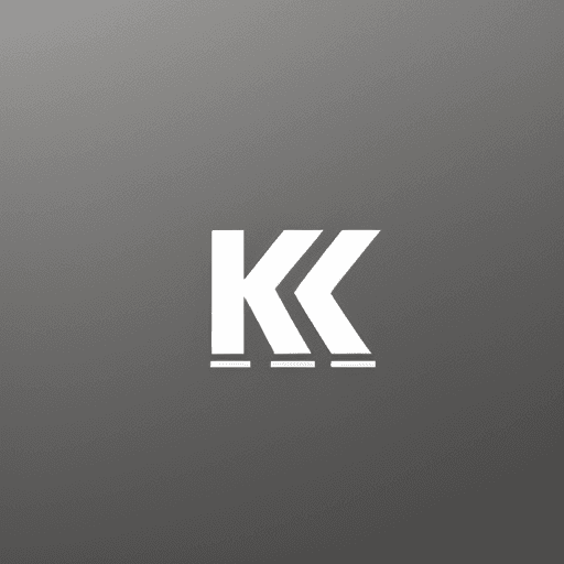 AI generated: Design a modern logo for a brand named PK. The logo should have a clean and minimalistic aesthetic, ...