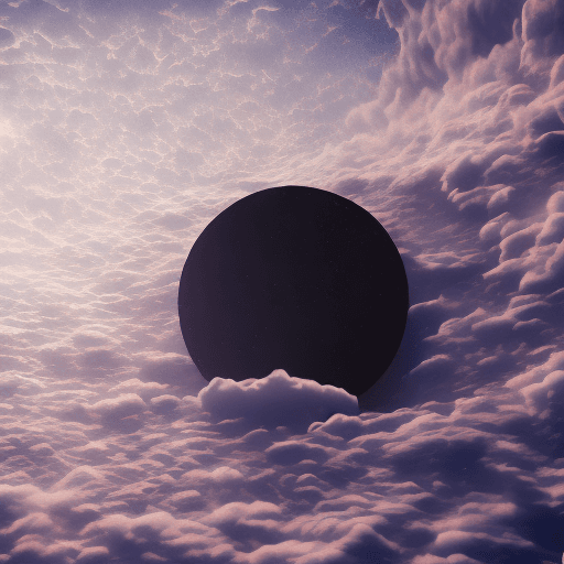 AI generated: Photo of a Total Solar Eclipse. hyper realism, high detail, octane render, blender render, 8K