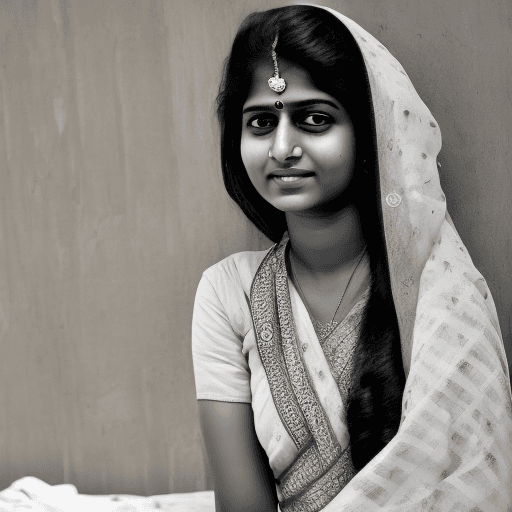 AI generated: modern indian girl