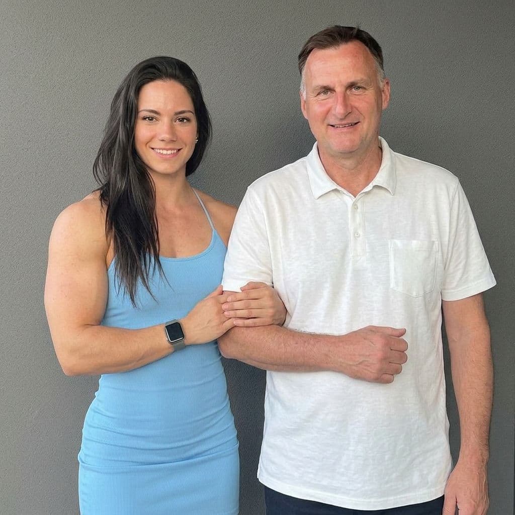 AI generated: arm in arm stehend