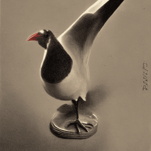 AI generated: bird with udder