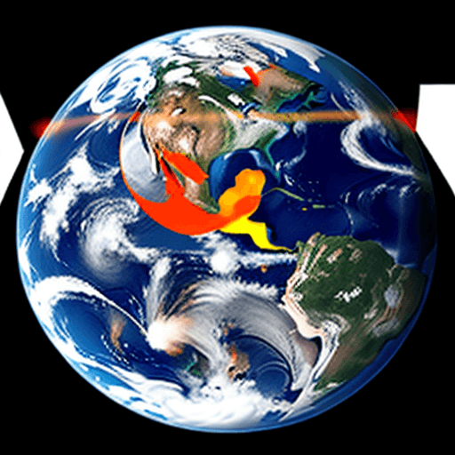 AI generated: global warming,Collapse,evacuation