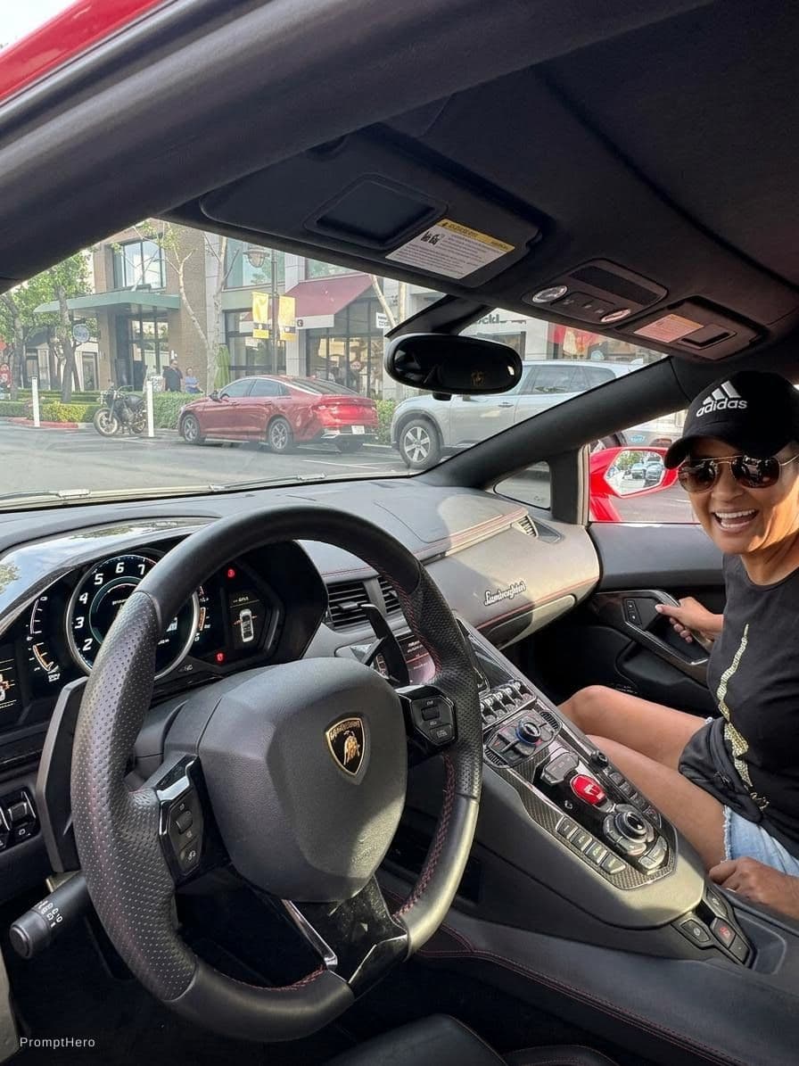 AI generated: Ride my luxury car