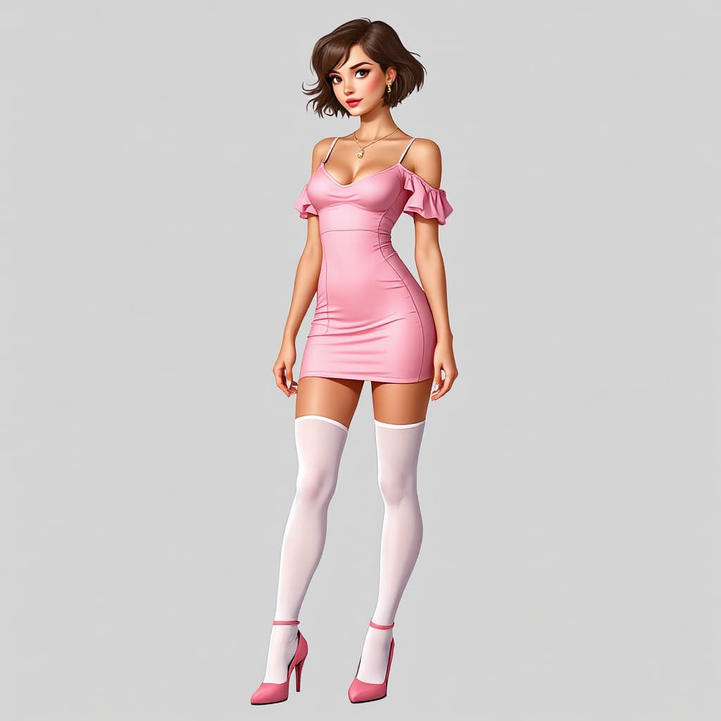AI generated: 5'10", average physique, cute male, short brown hair, brown eyes, no facial hair, no body hair, ligh...