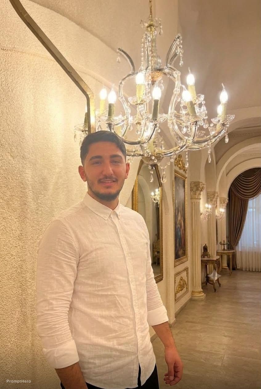 AI generated: Standing right the photo and waitin us