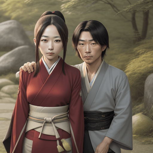 AI generated: Kazuha and the Wanderer in Genshin