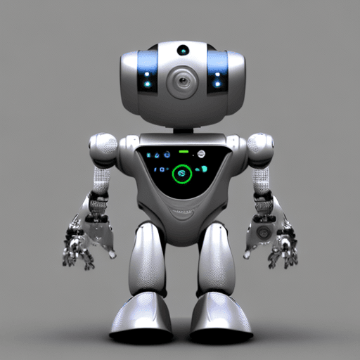 AI generated: Robot maker 3d Formal cloud