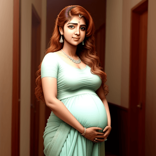 AI generated: Nayanthara pregnancy image