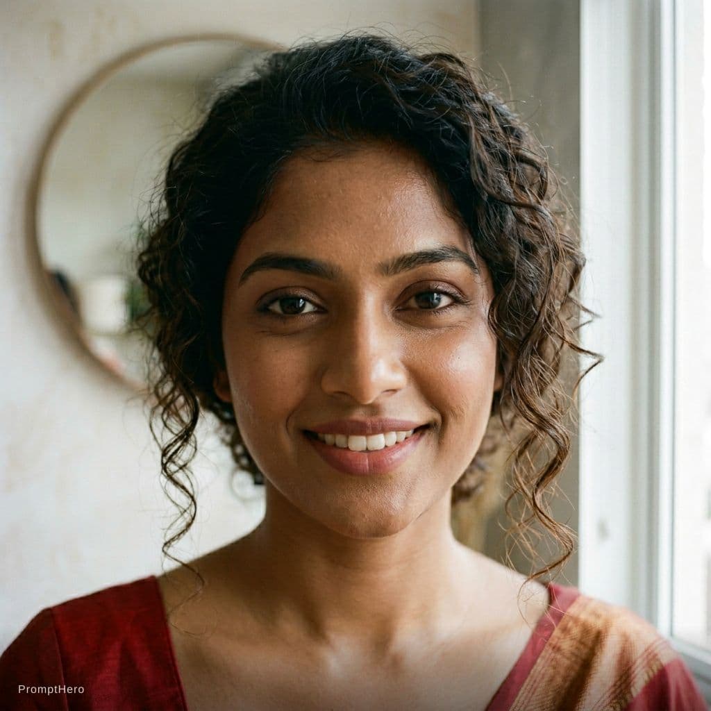 AI generated: Create a image of a women influencer she should look a like in the age of 26 . 
Highlight:
Beautiful...