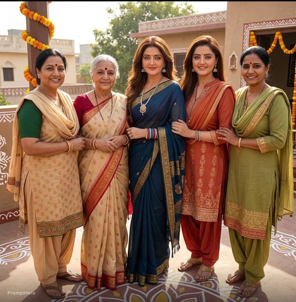 AI generated: Indian women