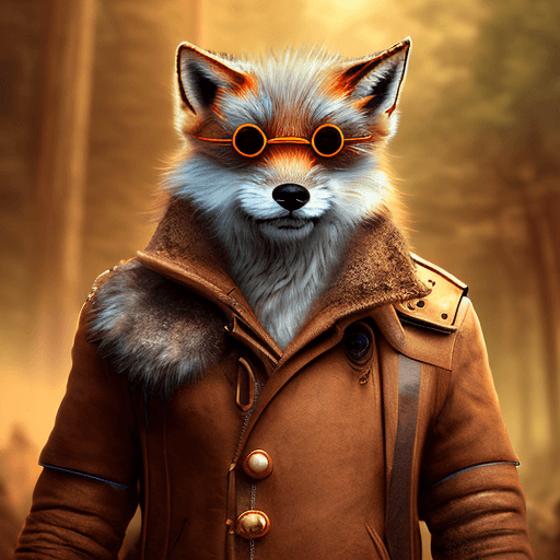 AI generated: mdjrny-v4 style highly detailed matte painting stylized three quarters portrait of an anthropomorphi...