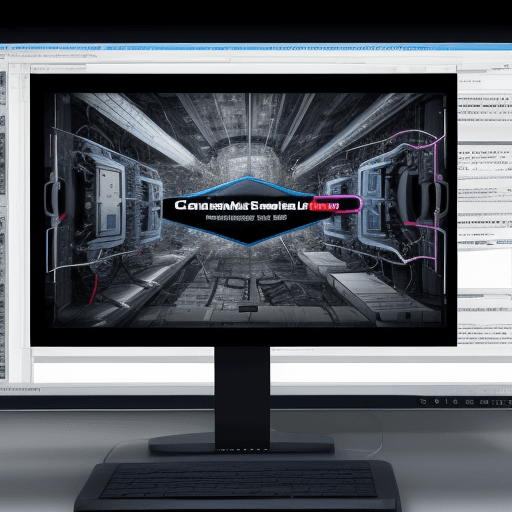 AI generated: abstract representation of a computer with on screen an automated task analyzing and sorting informa...